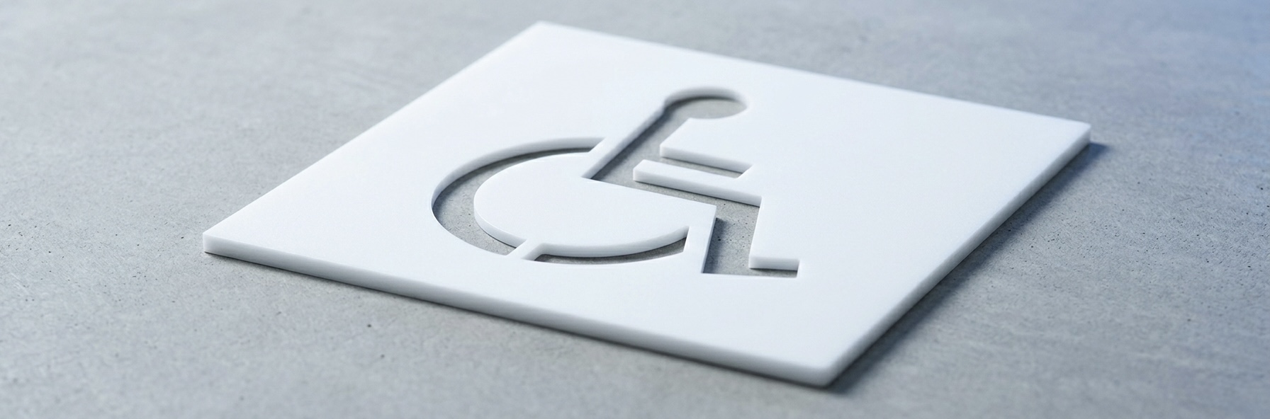 Handicap Symbol stencil