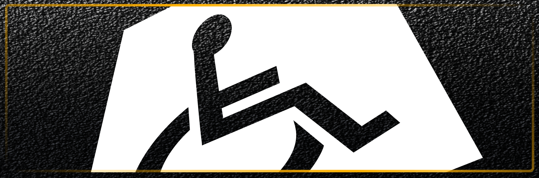Handicap Symbol stencil